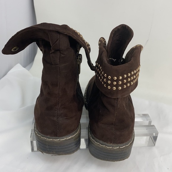 Stuart Weitzman Sz 1(US) Brown Yadastud Ankle Boot - Picture 7 of 15